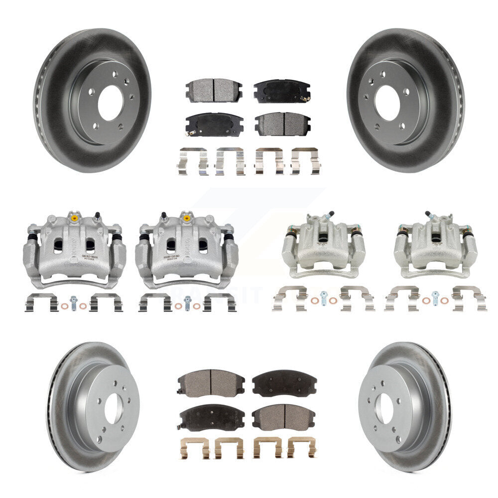 Transit Auto KCG-101041T Disc Brake Kit for 2007-2015 Chevrolet Captiva Sport, Saturn Vue, Chevrolet Equinox & more - Front and Rear product image