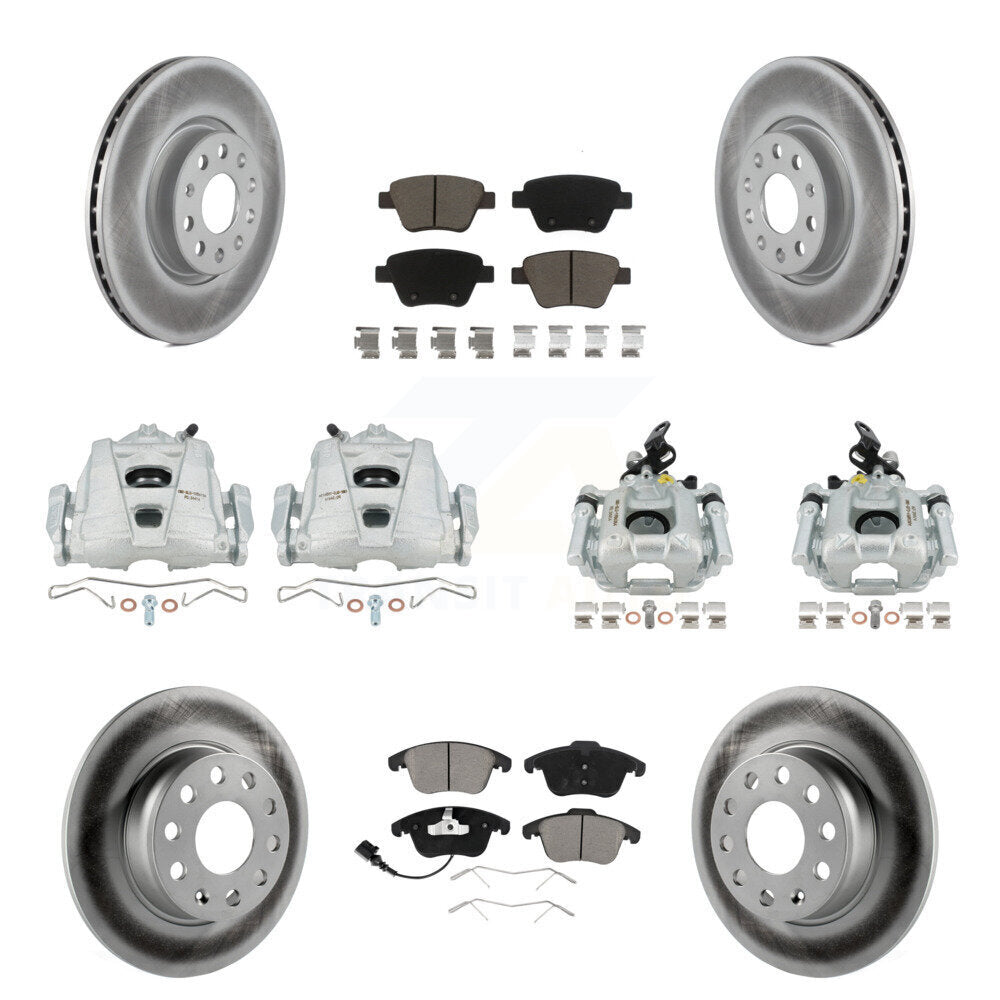 Transit Auto KCG-101042C Disc Brake Kit for 2012-2014 Volkswagen Passat - Front and Rear product image