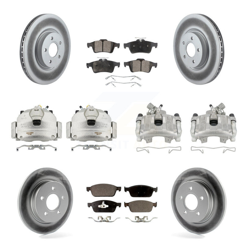Transit Auto KCG-101043T Disc Brake Kit for 2013-2018 Ford Focus - Front and Rear product image