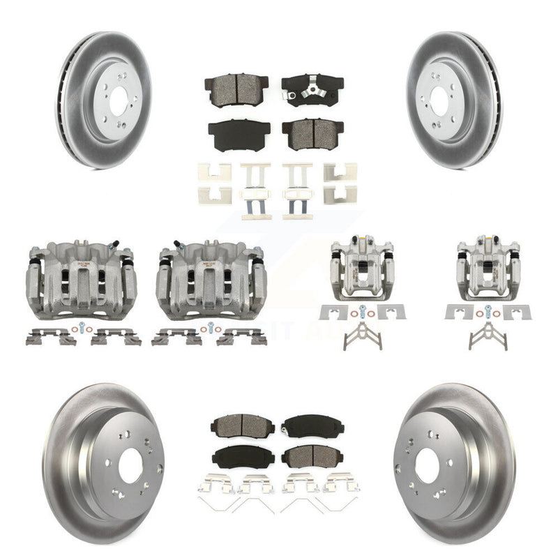 Transit Auto KCG-101046S Disc Brake Kit for 2012-2016 Honda CR-V - Front and Rear product image
