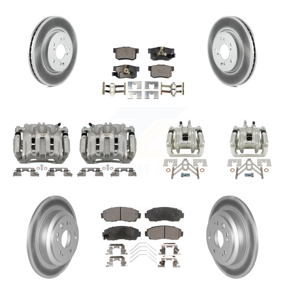 Transit Auto KCG-101047P Disc Brake Kit for 2011 Honda Accord Crosstour - Front and Rear product image