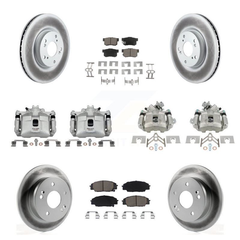 Transit Auto KCG-101049C Disc Brake Kit for 2002-2006 Acura RSX - Front and Rear product image