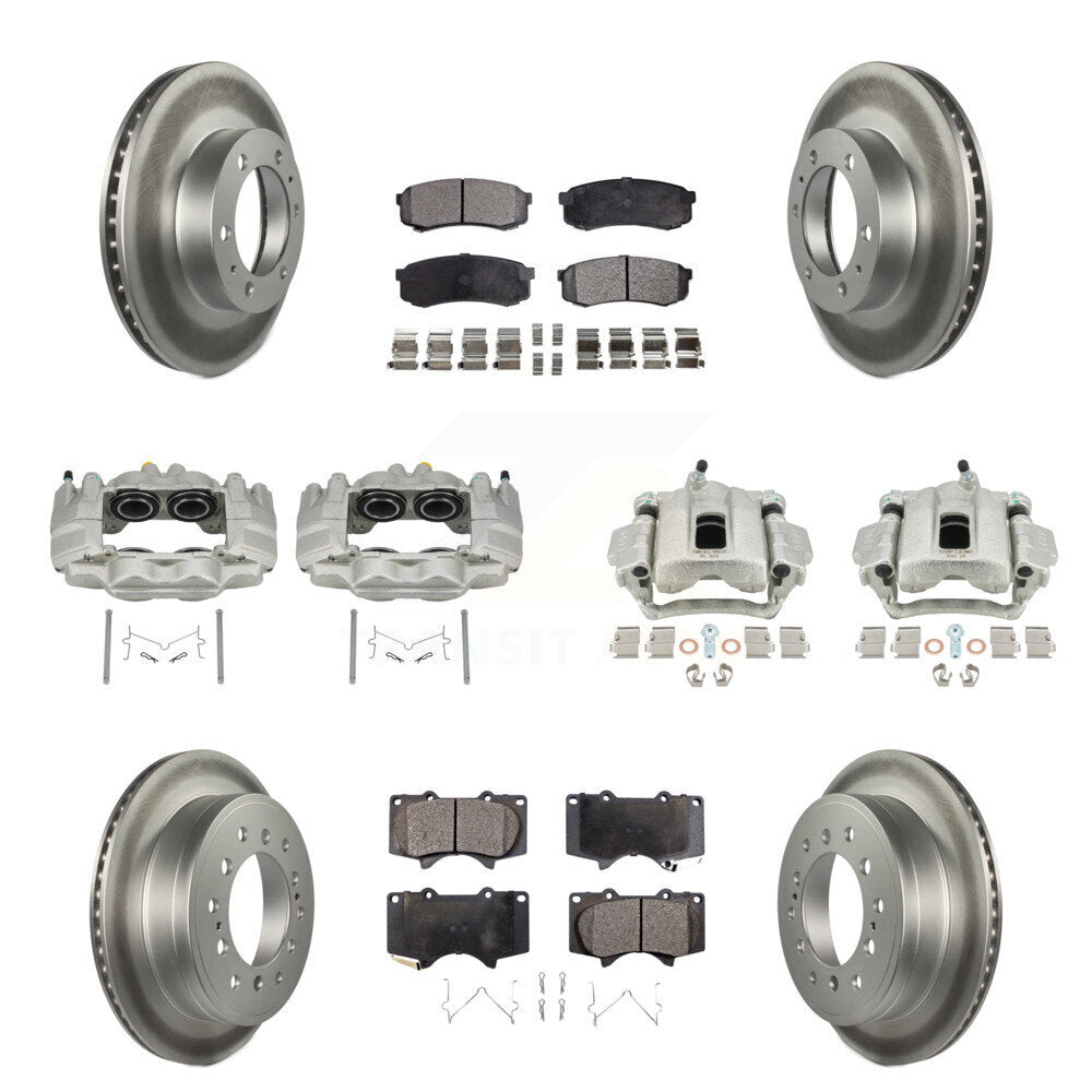 Transit Auto KCG-101049P Disc Brake Kit for 2010-2014 Toyota FJ Cruiser - Front and Rear product image