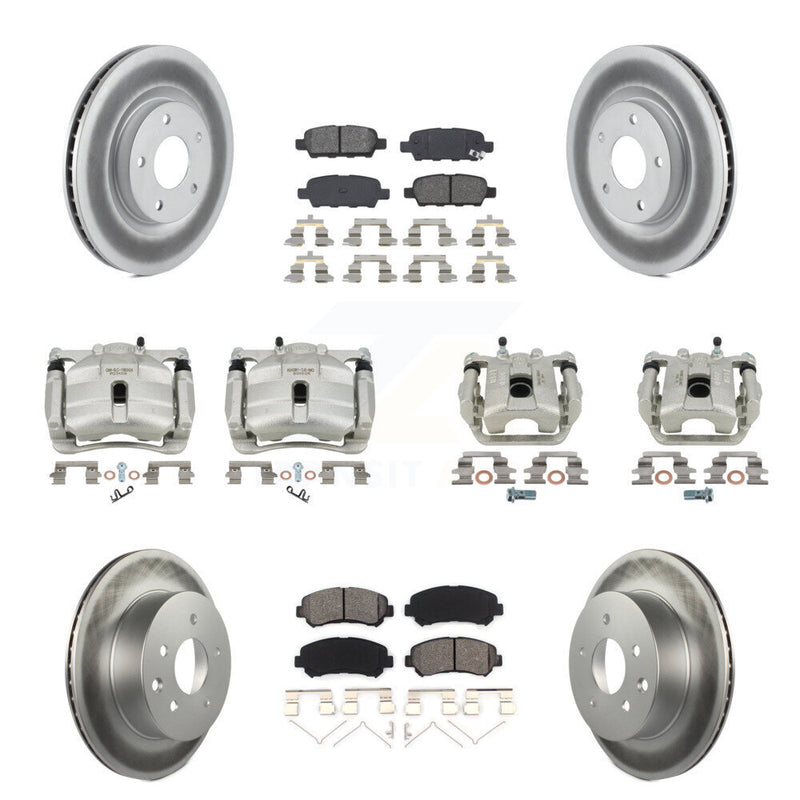 Transit Auto KCG-101049S Disc Brake Kit for 2008-2015 Nissan Rogue Select, Nissan Rogue - Front and Rear product image