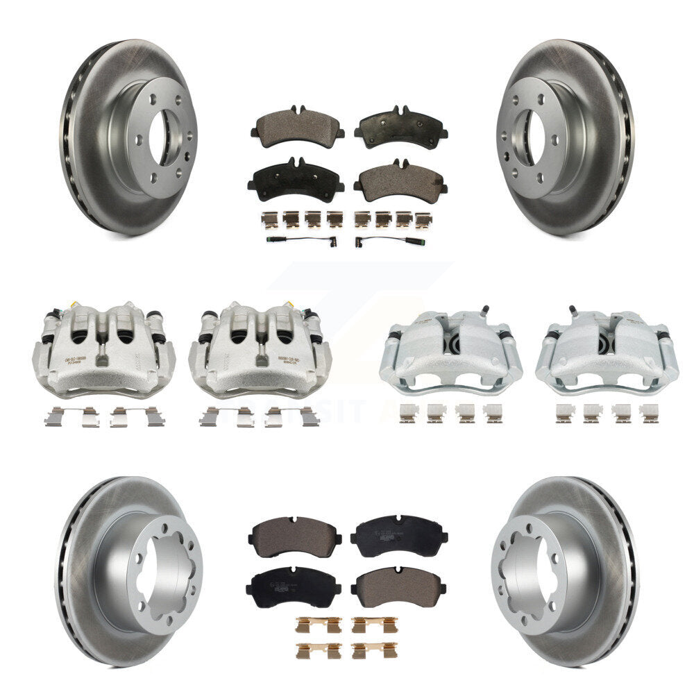 Transit Auto KCG-101049T Disc Brake Kit for 2007-2018 Freightliner Sprinter 3500, Mercedes-Benz Sprinter 3500XD, Mercedes-Benz Sprinter 3500 & more - Front and Rear product image