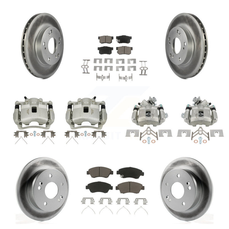Transit Auto KCG-101050C Disc Brake Kit for 2002-2006 Honda Civic, Acura RSX - Front and Rear product image