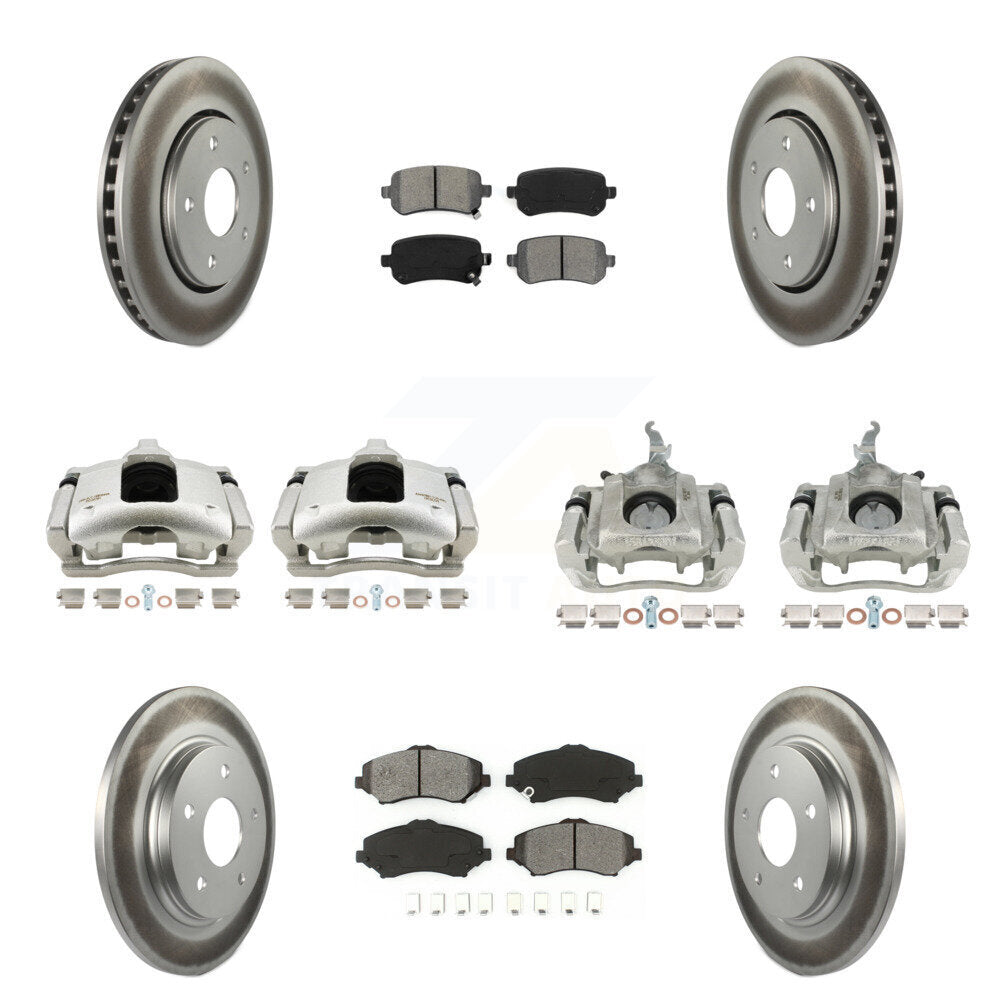 Transit Auto KCG-101050S Disc Brake Kit for 2009-2011 Dodge Journey - Front and Rear product image
