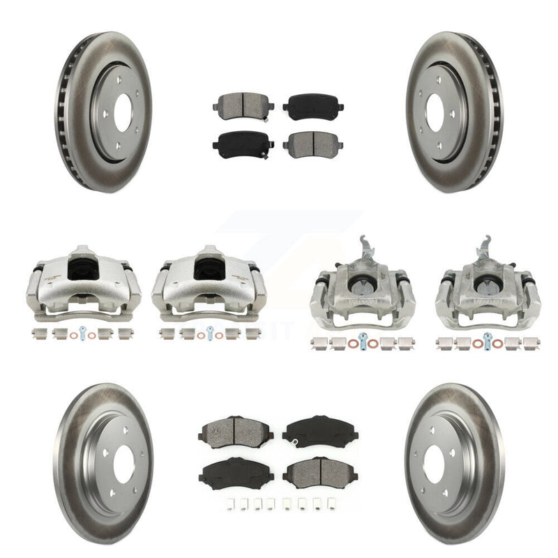 Transit Auto KCG-101050S Disc Brake Kit for 2009-2011 Dodge Journey - Front and Rear product image