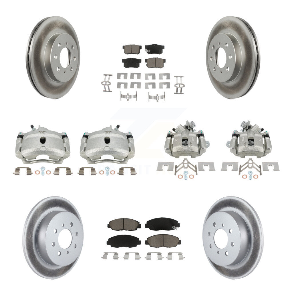 Transit Auto KCG-101051C Disc Brake Kit for 2002-2003 Honda Civic - Front and Rear product image