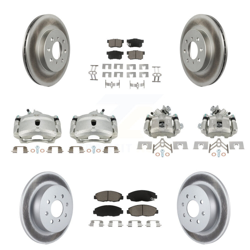 Transit Auto KCG-101051C Disc Brake Kit for 2002-2003 Honda Civic - Front and Rear product image