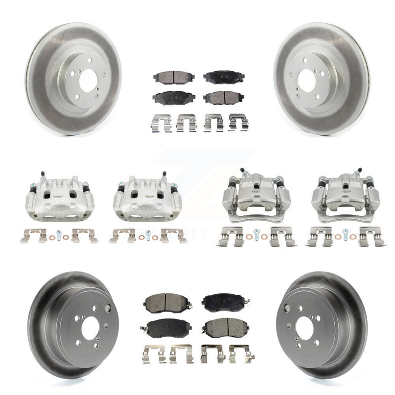Transit Auto KCG-101051P Disc Brake Kit for 2011-2014 Subaru Impreza, Subaru Forester - Front and Rear product image