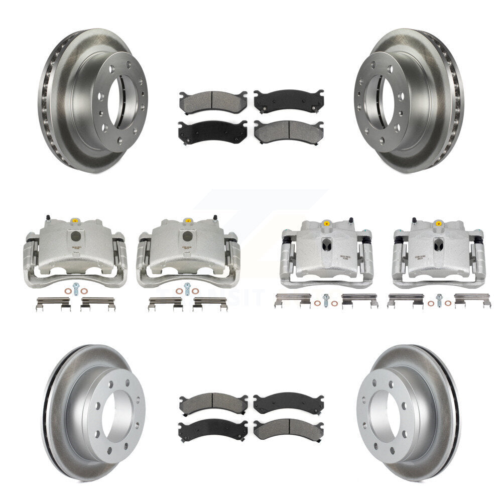 Transit Auto KCG-101051S Disc Brake Kit for 1999-2013 Chevrolet Suburban 2500, GMC Yukon XL 2500, Chevrolet Silverado 2500 HD & more - Front and Rear product image
