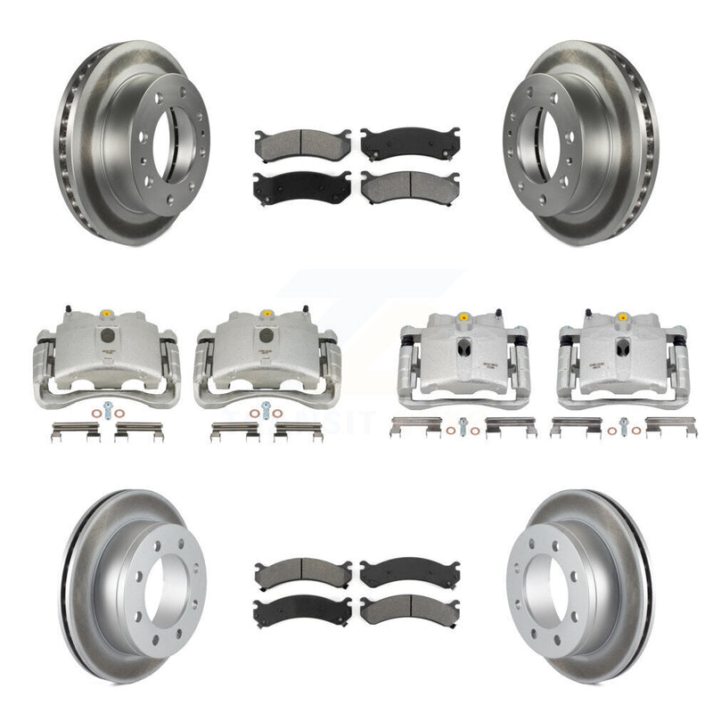 Transit Auto KCG-101051S Disc Brake Kit for 1999-2013 Chevrolet Suburban 2500, GMC Yukon XL 2500, Chevrolet Silverado 2500 HD & more - Front and Rear product image