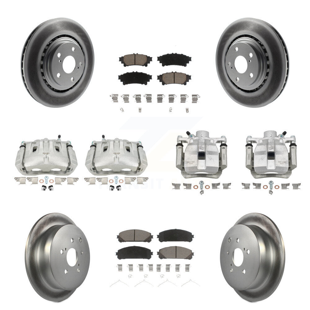 Transit Auto KCG-101052C Disc Brake Kit for 2010-2012 Toyota Sienna, Lexus RX350 - Front and Rear product image