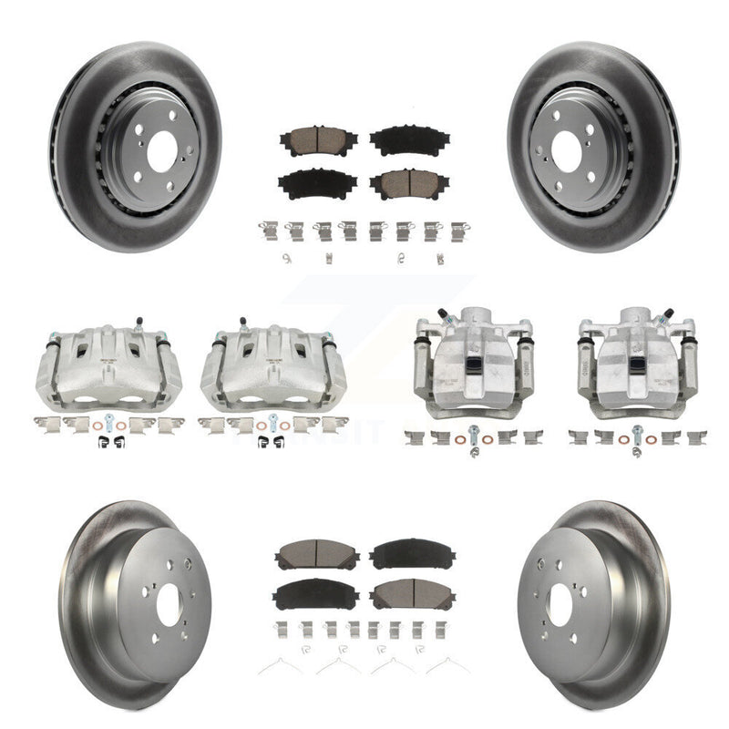 Transit Auto KCG-101052C Disc Brake Kit for 2010-2012 Toyota Sienna, Lexus RX350 - Front and Rear product image