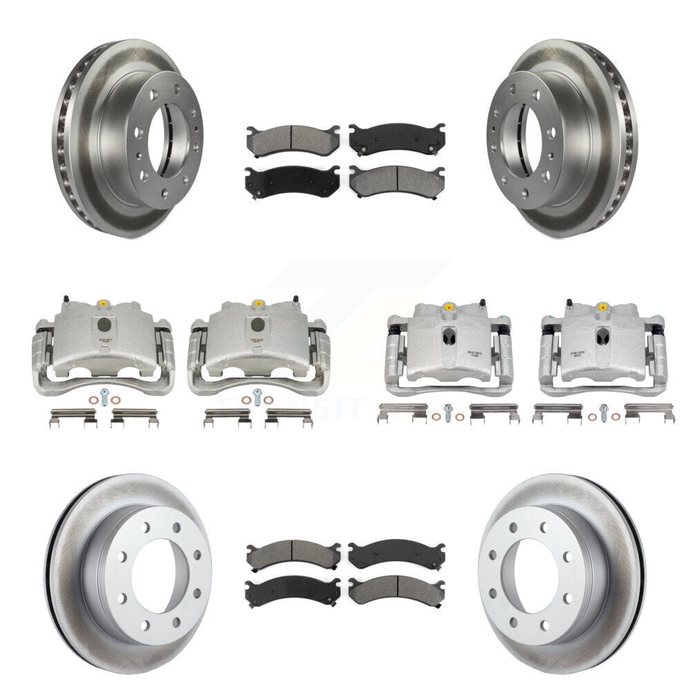 Transit Auto KCG-101052S Disc Brake Kit for 1999-2009 Chevrolet Silverado 1500 HD Classic, Chevrolet Suburban 2500, GMC Sierra 1500 HD Classic & more - Front and Rear product image