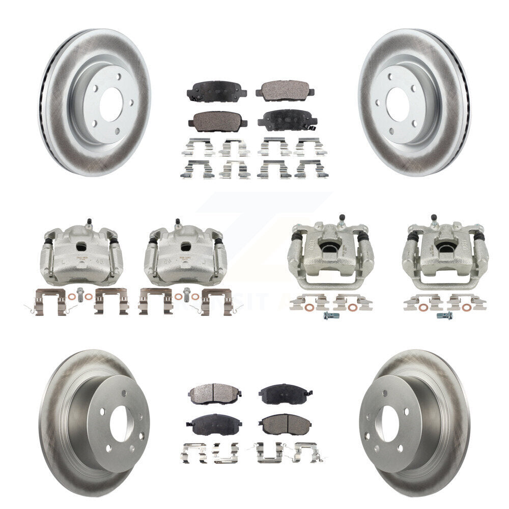 Transit Auto KCG-101052T Disc Brake Kit for 2007-2010 Nissan Altima - Front and Rear product image