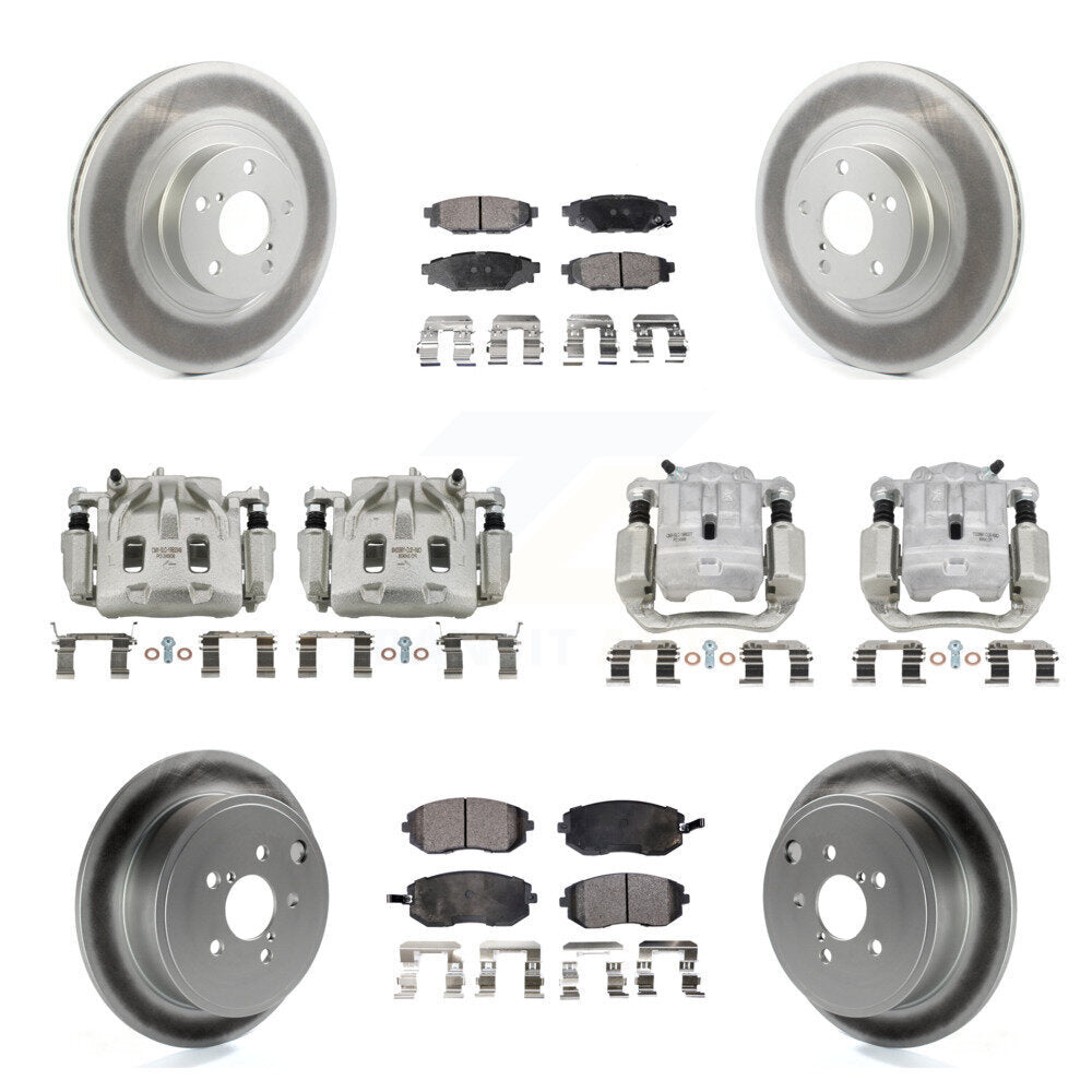 Transit Auto KCG-101053P Disc Brake Kit for 2012 Subaru Legacy - Front and Rear product image