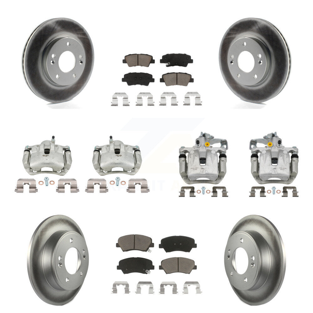 Transit Auto KCG-101054C Disc Brake Kit for 2013-2016 Hyundai Elantra GT, Kia Forte, Kia Forte5 & more - Front and Rear product image