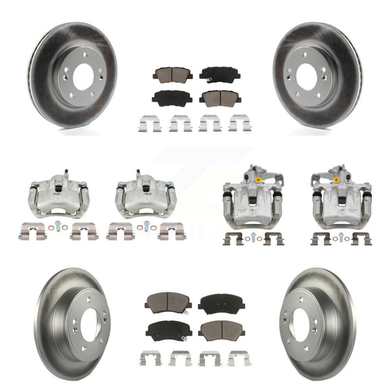 Transit Auto KCG-101054C Disc Brake Kit for 2013-2016 Hyundai Elantra GT, Kia Forte, Kia Forte5 & more - Front and Rear product image