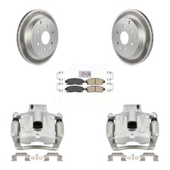Transit Auto KCG-101056N Disc Brake Kit for 2007-2017 GMC Acadia Limited, Chevrolet Traverse, Buick Enclave & more - Rear product image