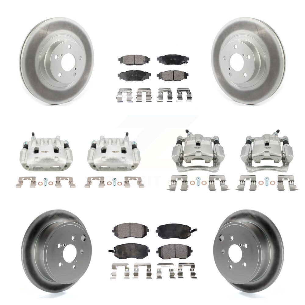 Transit Auto KCG-101056P Disc Brake Kit for 2008-2013 Subaru WRX, Subaru Impreza, Subaru Forester - Front and Rear product image
