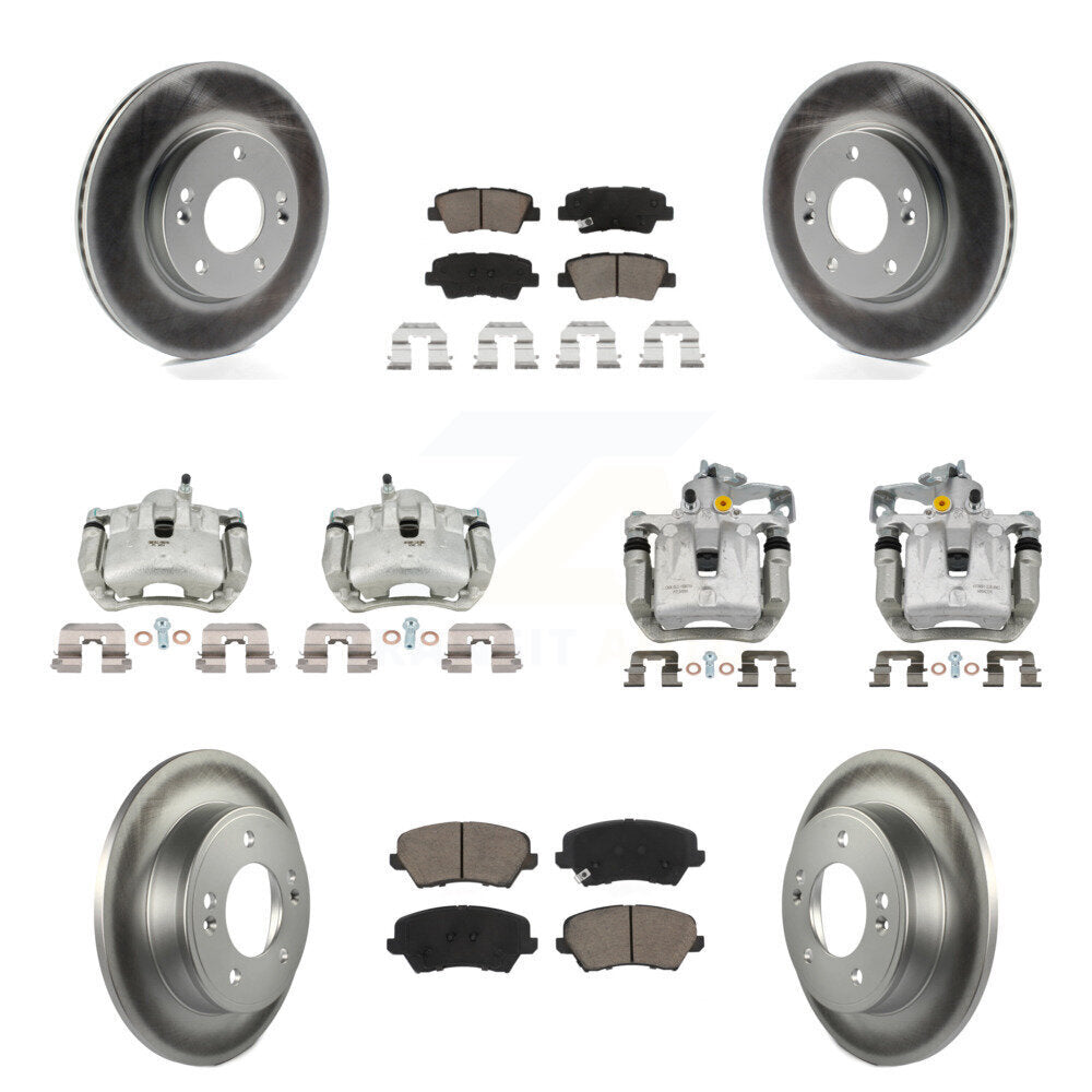 Transit Auto KCG-101057C Disc Brake Kit for 2016-2017 Kia Forte Koup, Hyundai Elantra GT - Front and Rear product image