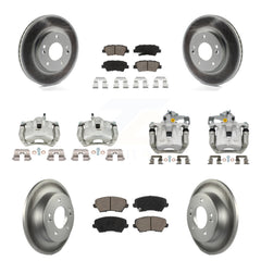 Transit Auto KCG-101057C Disc Brake Kit for 2016-2017 Kia Forte Koup, Hyundai Elantra GT - Front and Rear product image