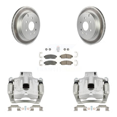 Transit Auto KCG-101057N Disc Brake Kit for 2007-2017 GMC Acadia Limited, Chevrolet Traverse, Buick Enclave & more - Rear product image