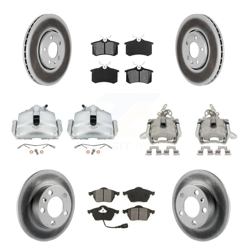 Transit Auto KCG-101058S Disc Brake Kit for 2006 Volkswagen Jetta - Front and Rear product image