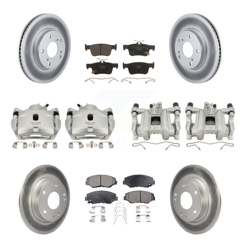 Transit Auto KCG-101058T Disc Brake Kit for 2016-2021 Honda Civic - Front and Rear product image