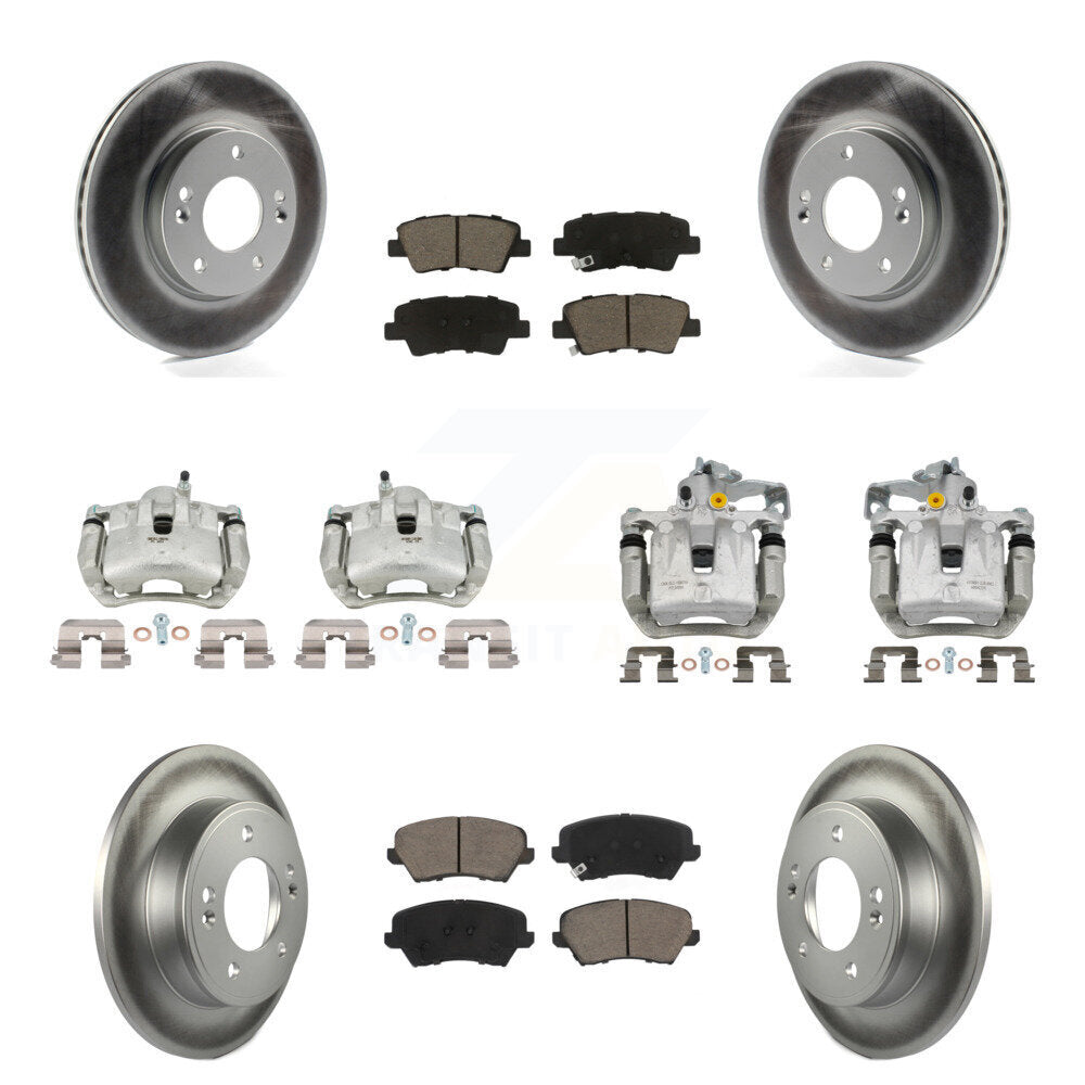Transit Auto KCG-101059C Disc Brake Kit for 2016-2018 Hyundai Elantra GT, Kia Forte, Kia Forte5 & more - Front and Rear product image