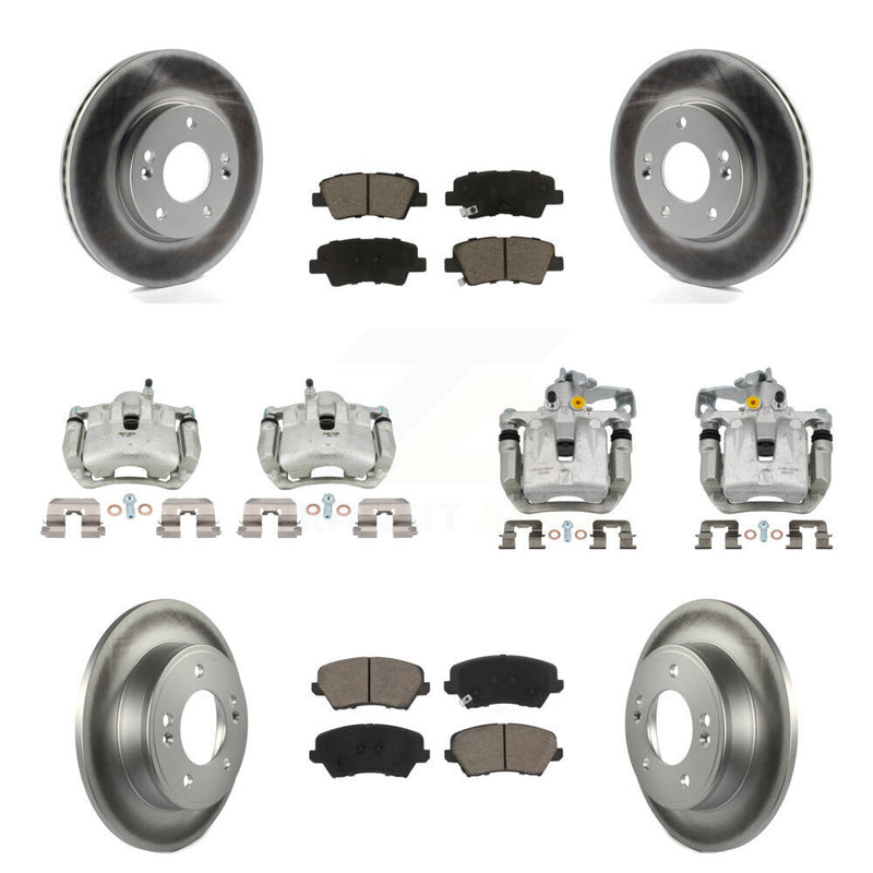 Transit Auto KCG-101059C Disc Brake Kit for 2016-2018 Hyundai Elantra GT, Kia Forte, Kia Forte5 & more - Front and Rear product image