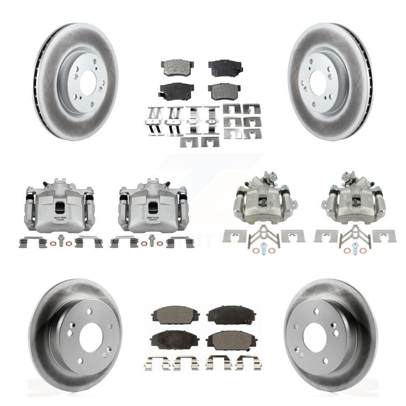 Transit Auto KCG-101060T Disc Brake Kit for 2002-2006 Acura RSX - Front and Rear product image