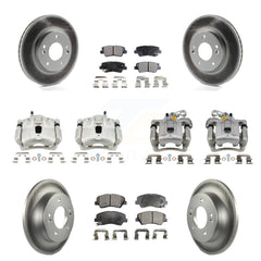 Transit Auto KCG-101061P Disc Brake Kit for 2011-2012 Hyundai Elantra - Front and Rear product image