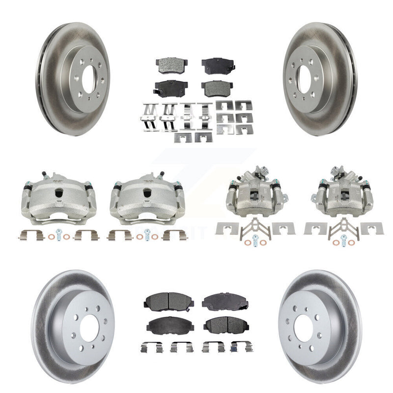 Transit Auto KCG-101061T Disc Brake Kit for 2002-2003 Honda Civic - Front and Rear product image