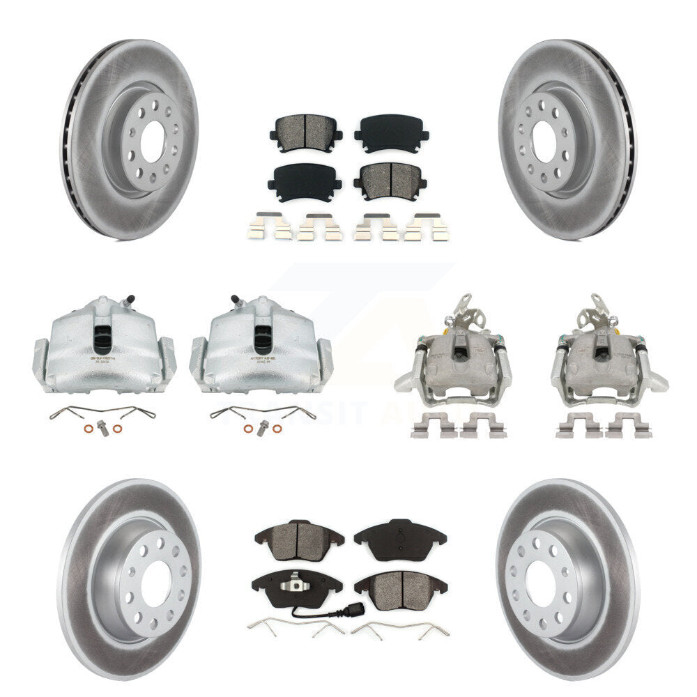Transit Auto KCG-101062S Disc Brake Kit for 2006-2008 Volkswagen GTI - Front and Rear product image