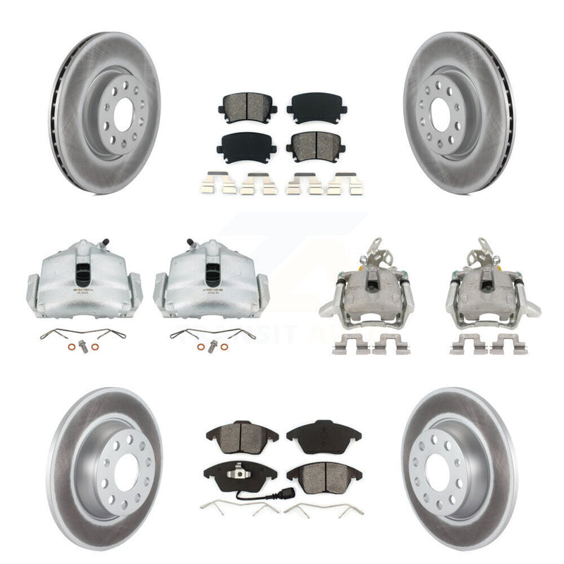Transit Auto KCG-101062S Disc Brake Kit for 2006-2008 Volkswagen GTI - Front and Rear product image