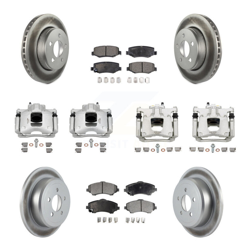 Transit Auto KCG-101062T Disc Brake Kit for 2007-2008 Dodge Nitro - Front and Rear product image