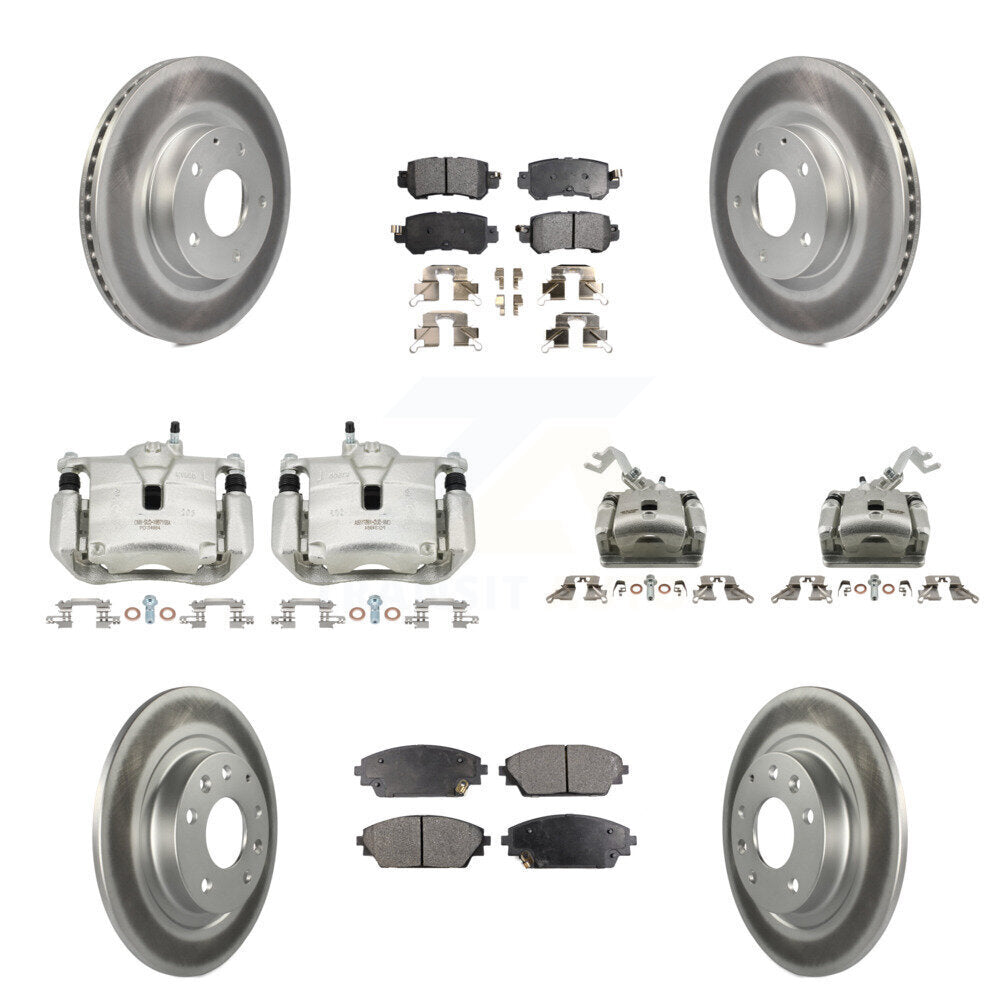 Transit Auto KCG-101063P Disc Brake Kit for 2016-2018 Mazda CX-3 - Front and Rear product image