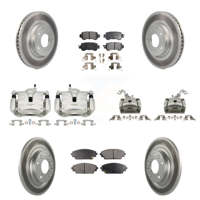 Transit Auto KCG-101063P Disc Brake Kit for 2016-2018 Mazda CX-3 - Front and Rear product image