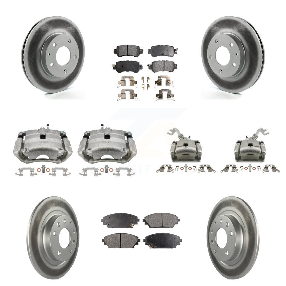 Transit Auto KCG-101064P Disc Brake Kit for 2016-2018 Mazda CX-3 - Front and Rear product image