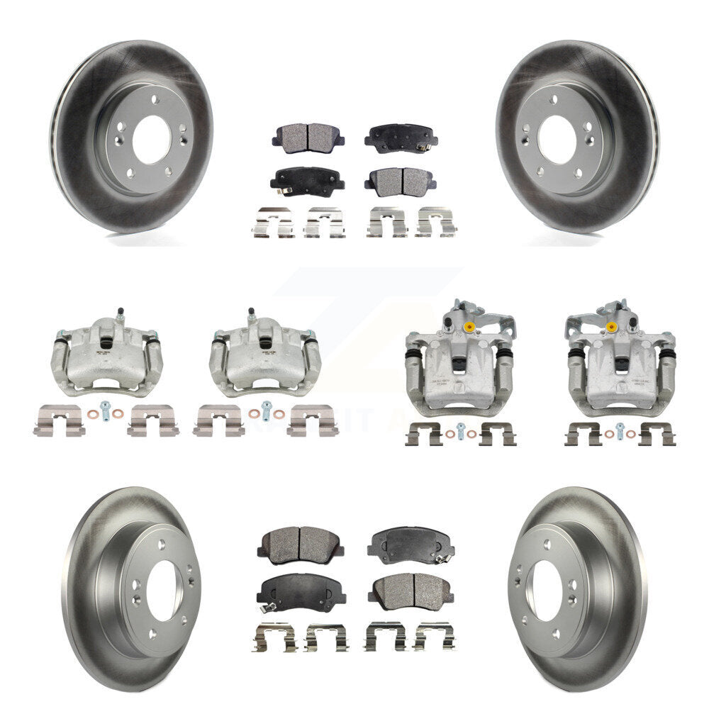 Transit Auto KCG-101064T Disc Brake Kit for 2013-2016 Hyundai Elantra GT, Kia Forte, Kia Forte5 & more - Front and Rear product image