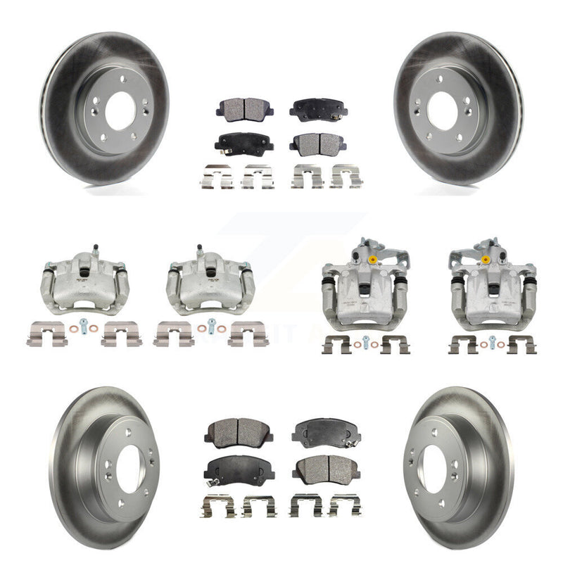 Transit Auto KCG-101064T Disc Brake Kit for 2013-2016 Hyundai Elantra GT, Kia Forte, Kia Forte5 & more - Front and Rear product image