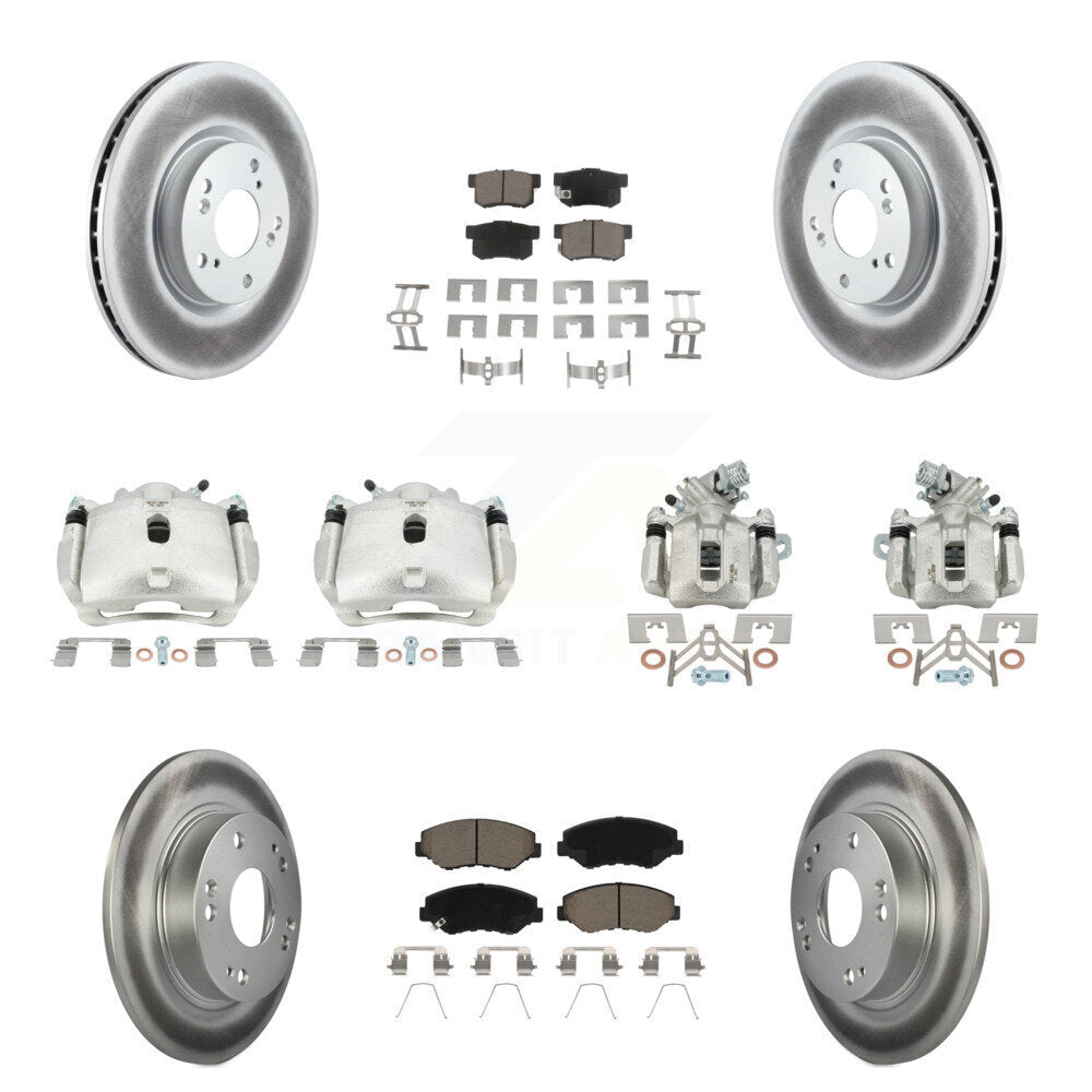 Transit Auto KCG-101065C Disc Brake Kit for 2012-2015 Acura ILX, Honda Civic - Front and Rear product image