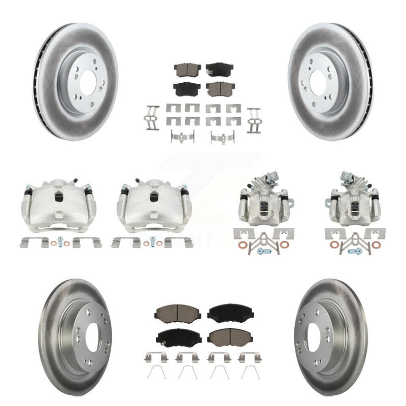 Transit Auto KCG-101065C Disc Brake Kit for 2012-2015 Acura ILX, Honda Civic - Front and Rear product image