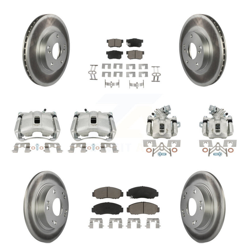 Transit Auto KCG-101066C Disc Brake Kit for 2006-2011 Acura CSX - Front and Rear product image