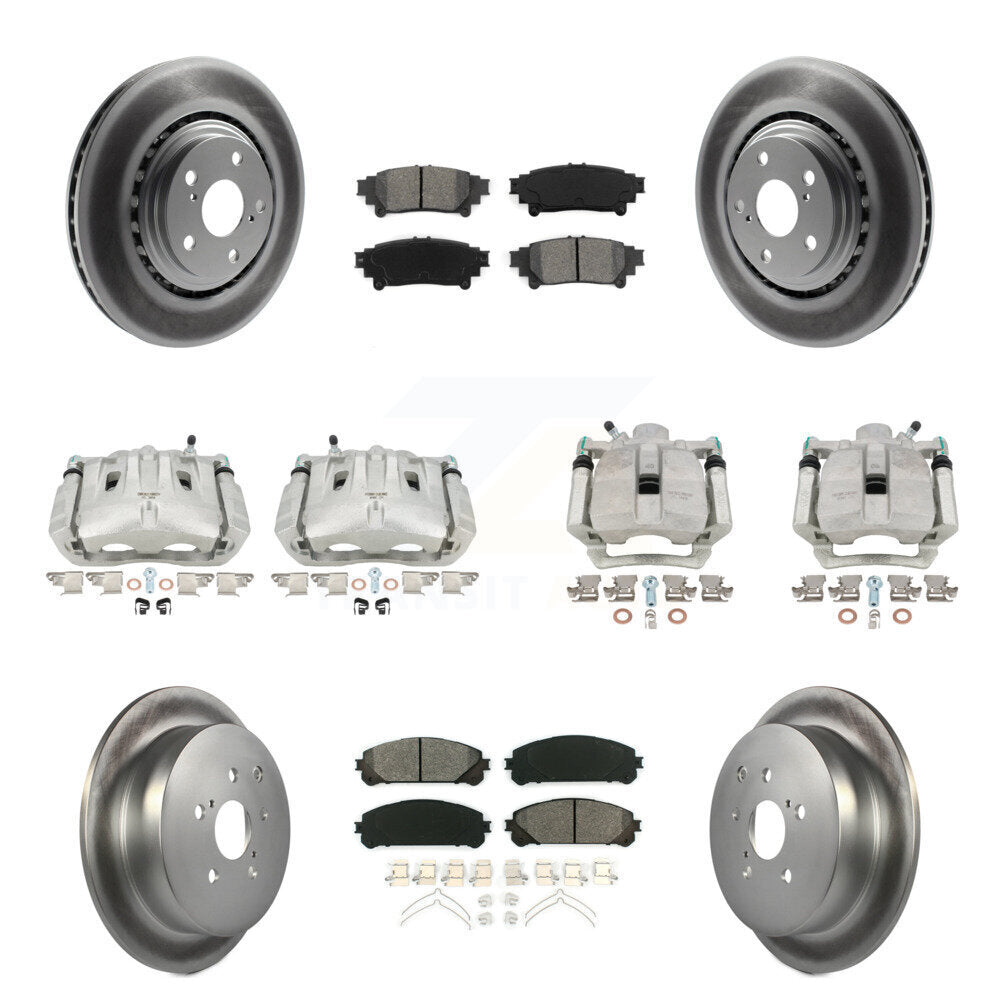 Transit Auto KCG-101066S Disc Brake Kit for 2013-2020 Toyota Highlander, Lexus RX350, Toyota Sienna - Front and Rear product image