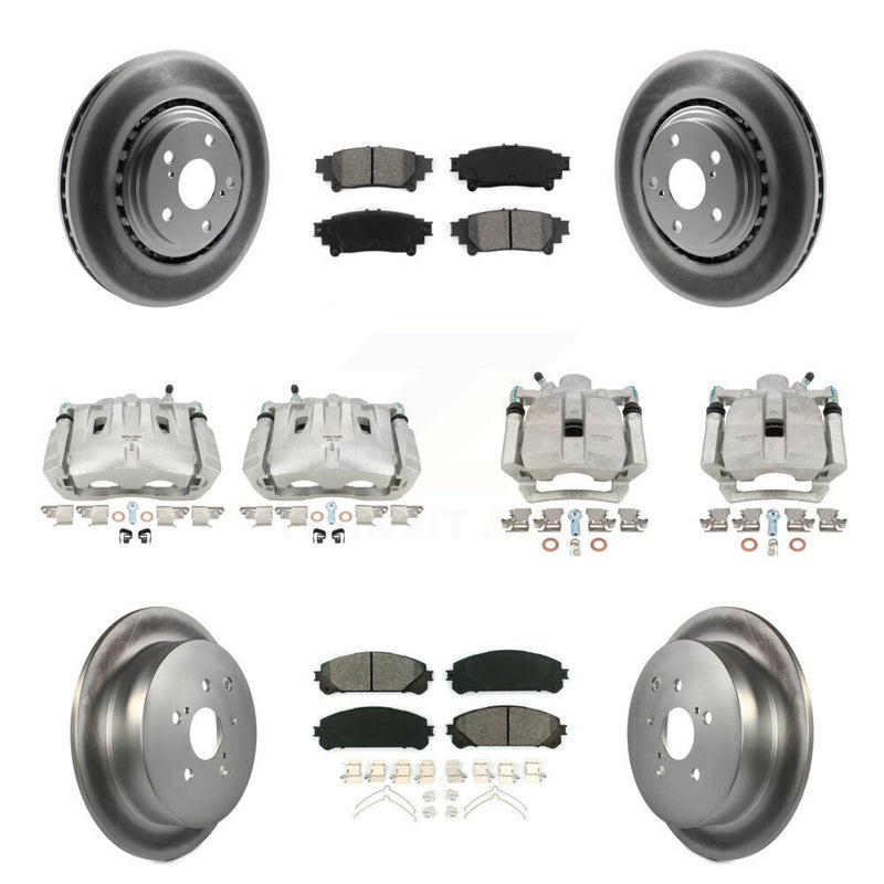 Transit Auto KCG-101066S Disc Brake Kit for 2013-2020 Toyota Highlander, Lexus RX350, Toyota Sienna - Front and Rear product image