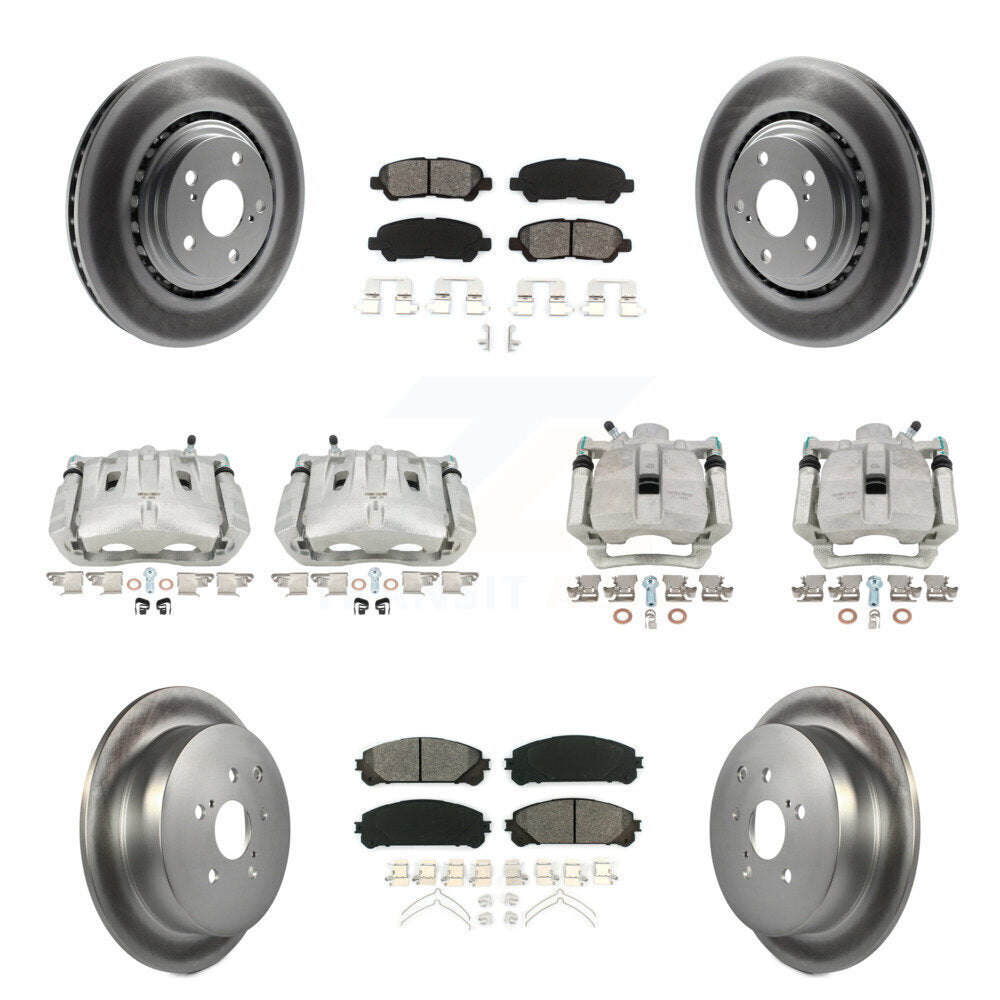 Transit Auto KCG-101067S Disc Brake Kit for 2014 Toyota Highlander - Front and Rear product image
